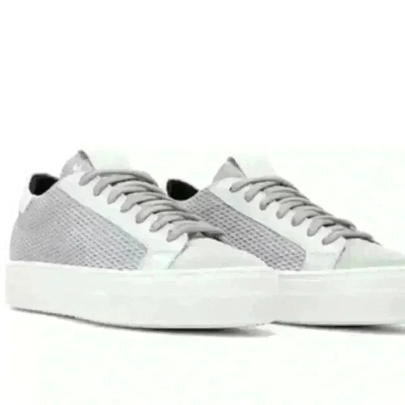 P448 Shoes Women’s Thea Glitter Leather Sneakers Size 40 Msrp. $318 NEW!! - Picture 2 of 2